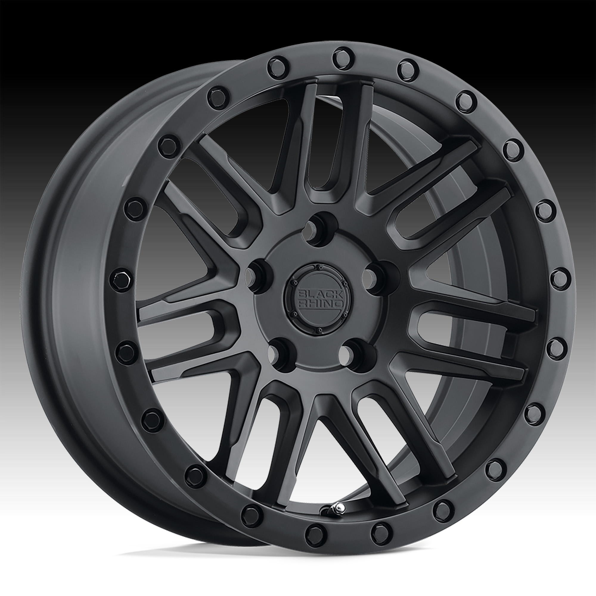 Black Rhino Arches Matte Black Custom Truck Wheels - Arches - Black